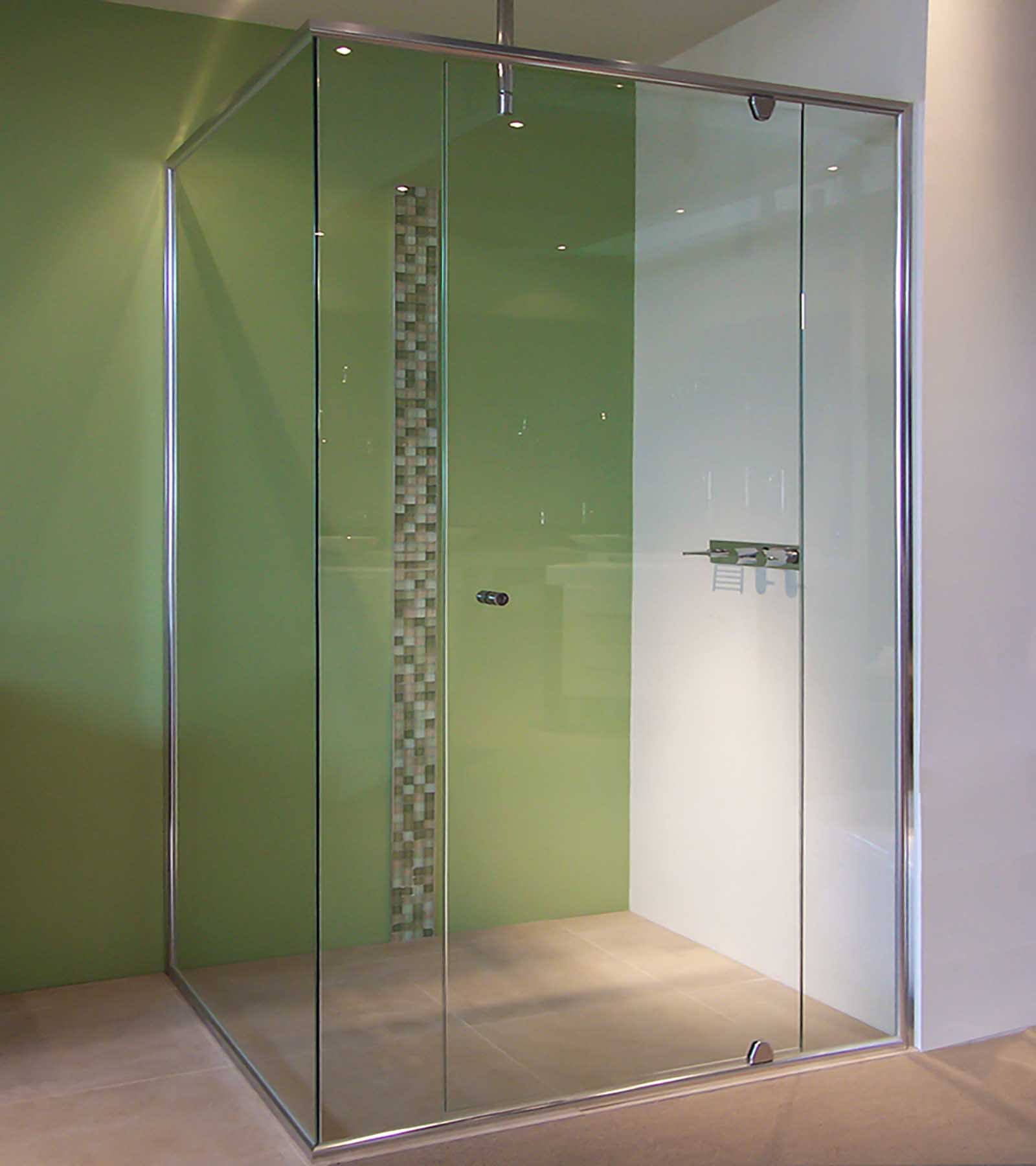 MODE™ - Semi Frameless Shower  Screen - In Situ Tile Floor Shower Base - Bathroom Ensuite - Newtown Geelong - Supplied & Installed by - geelongsplashbacks.com.au